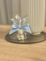 Mydełko mały miś w celofanie ze wstążką na PODZIĘKOWANIA - baby shower - it's a girl / it's a boy - gender reveal, narodziny dziecka, podziękowanie