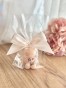 Mydełko mały miś w celofanie ze wstążką na PODZIĘKOWANIA - baby shower - it's a girl / it's a boy - gender reveal, narodziny dziecka, podziękowanie