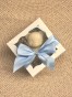 Mydełko miś w białym pudełeczku ze wstążką - możliwość PERSONALIZACJI - drobny upominek, prezent, podziękowanie, podziękowania, baby shower, chrzciny, urodziny i inne uroczystości, dla dziecka, dla niej