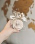 Mydełko aniołek na chmurce w celofanie ze wstążką na PODZIĘKOWANIA - możliwość PERSONALIZACJI - ślub, panieński, baby shower, chrzciny, urodziny i inne uroczystości, podziękowanie - dziękuję