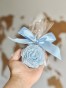 Mydełko piwonia w celofanie ze wstążką na PODZIĘKOWANIA - możliwość PERSONALIZACJI - ślub, panieński, baby shower, chrzciny, urodziny i inne uroczystości, podziękowanie
