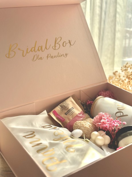 BridalBox - box prezentowy dla Panny Młodej PREMIUM - prezent na ślub, panieński