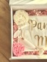 BridalBox - box prezentowy dla Panny Młodej - personalizowany szlafrok, piwonia, kieliszek, gumka, roler i masażer Gua Sha - prezent na ślub, panieński