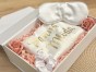 BridalBox - box prezentowy dla Panny Młodej - personalizowany szlafrok, opaska na oczy, gumka Scrunchie - prezent na ślub, panieński