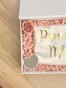 BridalBox - box prezentowy dla Panny Młodej - personalizowany szlafrok, kieliszek, lusterko serduszko - prezent na ślub, panieński