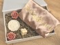 BridesmaidBox - box prezentowy dla Świadkowej - personalizowany szlafrok, podstawka z gipsu polimerowego i świeczka sojowa - podziękowanie, prezent, zapytanie o świadkowanie, panieński, ślub