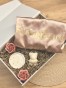 BridesmaidBox - box prezentowy dla Świadkowej - personalizowany szlafrok, podstawka z gipsu polimerowego i świeczka sojowa - podziękowanie, prezent, zapytanie o świadkowanie, panieński, ślub