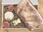 BridesmaidBox - box prezentowy dla Świadkowej - personalizowany szlafrok, podstawka z gipsu polimerowego i świeczka sojowa - podziękowanie, prezent, zapytanie o świadkowanie, panieński, ślub