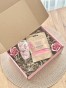 Box prezentowy na urodziny, panieński, dla panny młodej/świadkowej, dla przyjaciółki, dla dziewczyny, dla niej, upominek - kieliszek, gumka Scrunchie, sól do kąpieli Wieliczka