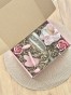 Box prezentowy na urodziny, panieński, dla panny młodej/świadkowej, upominek - kieliszek, gumka Scrunchie, roler i masażer Gua Sha, lusterko serduszko